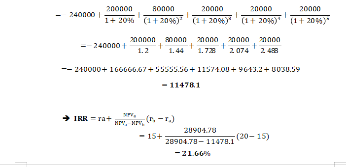 Replace NPVB= 20%